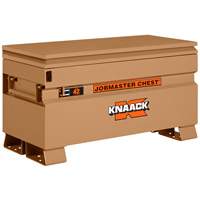 Knaack 42-KL Model 42 Jobsite Chest with Padlock, 42" x 19" x 23-3/8", Steel, Tan