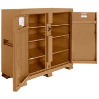 Knaack 139-KL Armoire de chantier mod&egrave;le 139 avec cadenas, Acier, 59,4 pi³, Havane