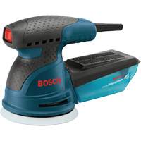 Robert Bosch ROS10 Single-Speed Palm Random Orbit Sander/Polisher, 5" Sand Paper, 2.5 A, 120 V