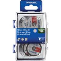 Dremel EZ728-01 Micro trousse d'accessoires rotatifs de d&eacute;coupe EZ Lock