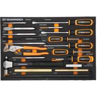 Gearwrench GWMSSTK01 Striking Tools & Screwdriver Set in Foam Storage Tray