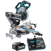 Makita LS002GM102 Scie &agrave; onglets &agrave; double biseau sans balais XGT avec AWS