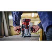 Einhell 4350413 Toupie compacte avec base fixe et plongeante professionnelle sans fil (outil seulement)