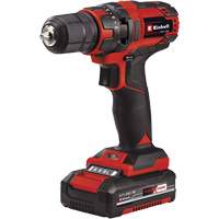 Einhell 4513928 Cordless Drill/Driver Kit, Lithium-Ion, 18 V, 3/8" Chuck, 310 in-lbs Torque