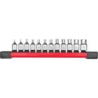 Milwaukee 48-22-9544 Long SAE Bit Socket Set, Hex, 1/4" Drive, 12 Pcs