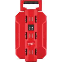 Milwaukee 48-59-1817 Chargeur rapide M18 &agrave; six baies en guirlande avec compatibilit&eacute; PACKOUT, 18 V, Lithium-ion