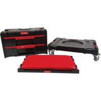 Aurora Tools UAZ939 3-Piece Arx&reg; Dolly with Swivel Casters Set, 23-1/10" x 15" x 13-2/5", Black