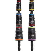 Klein Tools 32933KIT SAE & Metric Flip Socket Set, 8 Pcs, Impact