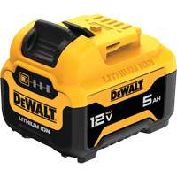 DEWALT DCB126 Bloc-pile MAX*, Lithium-ion, 12 V, 5 Ah