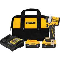 DEWALT DCF921P2 Ensemble de cl&eacute; &agrave; chocs compacte ATOMIC MAX* avec enclume &agrave; anneau ouvert, 20 V, Mandrin 1/2"