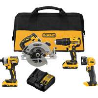 DEWALT DCK477D2 MAX* Cordless Brushless 4-Tool Combo Kit (2.0Ah), 20 V