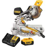 DEWALT DCS361M1 Ensemble de scie coulissante &agrave; onglets MAX*