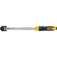 DEWALT DWMT75463 Cl&eacute; dynamom&eacute;trique &agrave; microm&egrave;tre, &agrave; cliquer, Entraînement 3/8" carr&eacute;, 20 - 100 lb-pi/27,11-135. 58 N.m