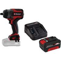 Einhell 4510098/4512132 Cl&eacute; &agrave; chocs professionnelle sans fil avec batterie 4 Ah PXC et ensemble de d&eacute;part de chargeur, 18 V, Mandrin 1/2"