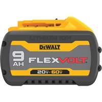 DEWALT DCB609 Bloc-pile FLEXVOLT, Lithium-ion, 20 V/60 V, 9 Ah