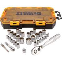 DEWALT DWMT73804 Jeu de douilles 1/4" & 3/8", 34 M