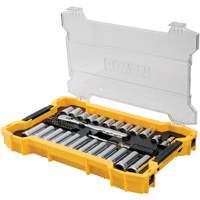 DEWALT DWMT45403 3/8" & 1/2" Mechanic's Tool Set with TOUGHSYSTEM&reg; 2.0 Tray & Lid