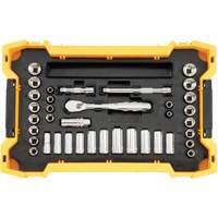 DEWALT DWMT45403 3/8" & 1/2" Mechanic's Tool Set with TOUGHSYSTEM&reg; 2.0 Tray & Lid
