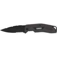 DEWALT DWHT10314 Couteau de poche robuste, poign&eacute;e en Fibre de carbone