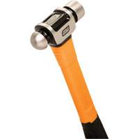 Gearwrench GWHFGBP8 Ball Pein Hammer, 8 oz. Head Weight, Plain/Polished Face, Fibreglass Handle