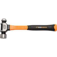 Gearwrench GWHFGBP32 Ball Pein Hammer, 32 oz. Head Weight, Plain/Polished Face, Fibreglass Handle