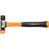 Gearwrench GWHST16 Soft Face Hammer, 16 oz. Head Weight, Plain Face, Solid Steel Handle, 12-1/4" L