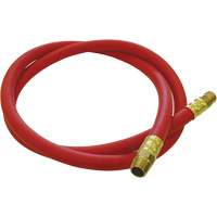 Topring 79.014 Hose Reel Connecting Hose, Air, EPDM Rubber, 1/2" dia. x 5', 300 psi, 1/2 NPT