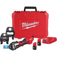 Milwaukee 2573-22 Ensemble d'outil de presse M12 FORCE LOGIC avec ONE-KEY dot&eacute; de m&acirc;choires CTS-V, 1/2" - 1", Motoris&eacute;