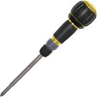 Klein Tools 32960ARCHT Tournevis &agrave; cliquet Fastbit Tru-Grip, embouts Phillips et &agrave; fente, 8-1/2" lo, Prise Plastique/Coussin&eacute;e