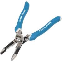 Klein Tools 12075 Slim Forged Wire Stripper/Cutter with Straight Handles, 8-1/4" L