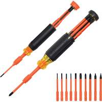 Klein Tools 32310INS 10-in-2 Insulated Auto-Lock Screwdriver Set