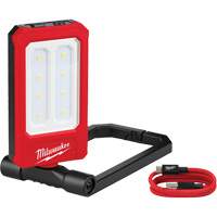 Milwaukee 2013R Baladeuse magn&eacute;tique rechargeable &agrave; profil bas, DEL, 100/250/500 lumens, Boîtier en Plastique/Aluminium