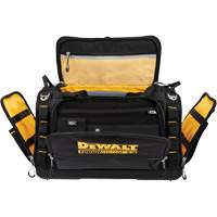 DEWALT DWST08350 ToughSystem&reg; 2.0 Dirt Repellent Jobsite Tool Bag, 1680 Denier, 50 Pockets, Black/Yellow