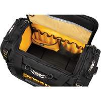 DEWALT DWST08350 ToughSystem&reg; 2.0 Dirt Repellent Jobsite Tool Bag, 1680 Denier, 50 Pockets, Black/Yellow