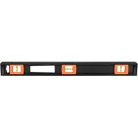 Johnson 3724 Heavy-Duty Contractor's Top-Reading Level, I-Beam, 2' L, Aluminum, 3, Non-Magnetic