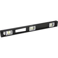 Johnson 3824 Heavy-Duty Contractor's Top-Reading Level, I-Beam, 2' L, Aluminum, 3, Magnetic