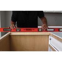 Johnson 1253-4800 Heavy-Duty Contractor's Level, I-Beam, 4' L, Aluminum, 4, Non-Magnetic
