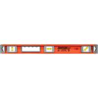 Johnson 1254-2400 Heavy-Duty Contractor's Level, I-Beam, 2' L, Aluminum, 3, Magnetic