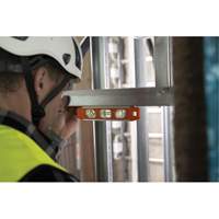 Johnson 1421-0900 Reinforced Torpedo Level, 9" L, Aluminum, 3 Vials, Magnetic