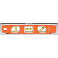 Johnson 1435-0900 Glo-View&reg; Torpedo Level, 9" L, Aluminum, 3 Vials, Magnetic