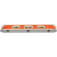Johnson 1435-0900 Glo-View&reg; Torpedo Level, 9" L, Aluminum, 3 Vials, Magnetic
