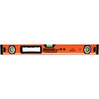 Johnson 1721-2400 Level with Protective End-Caps, Box, 2' L, Aluminum, 3, Magnetic
