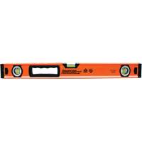 Johnson 1741-2400 Level with Protective End-Caps, Box, 2' L, Aluminum, 3, Non-Magnetic