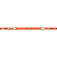 Johnson 1741-7200 Level with Protective End-Caps, Box, 6' L, Aluminum, 3, Non-Magnetic