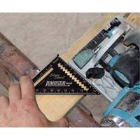 Johnson 1904-0450 4.5" Johnny Square&reg; Laser Etched Trim Square