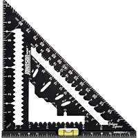 Johnson 1904-0700V 7-1/4" Johnny Square&reg; MACH-1 Smart Mark Rafter Square with Level Vial