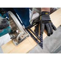 Johnson 1904-0700V 7-1/4" Johnny Square&reg; MACH-1 Smart Mark Rafter Square with Level Vial