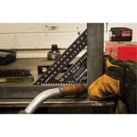 Johnson 1959-0700 7" Magnetic Johnny Square&reg; Laser Etched Rafter Square
