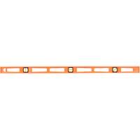 Johnson 7748-O Orange Structo-Cast&reg; Contractor's Level, I-Beam, 4' L, 3, Non-Magnetic