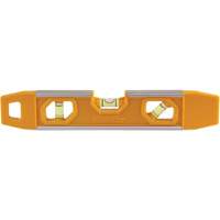 Johnson 8500M V-Groove Top-Read Torpedo Level, 9" L, Aluminum, 3 Vials, Magnetic